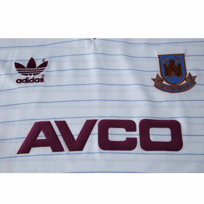 1986 West Ham United  Away  Retro Jersey