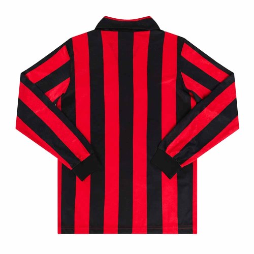 Long sleeve 88-90 AC Milan Home Retro Jersey
