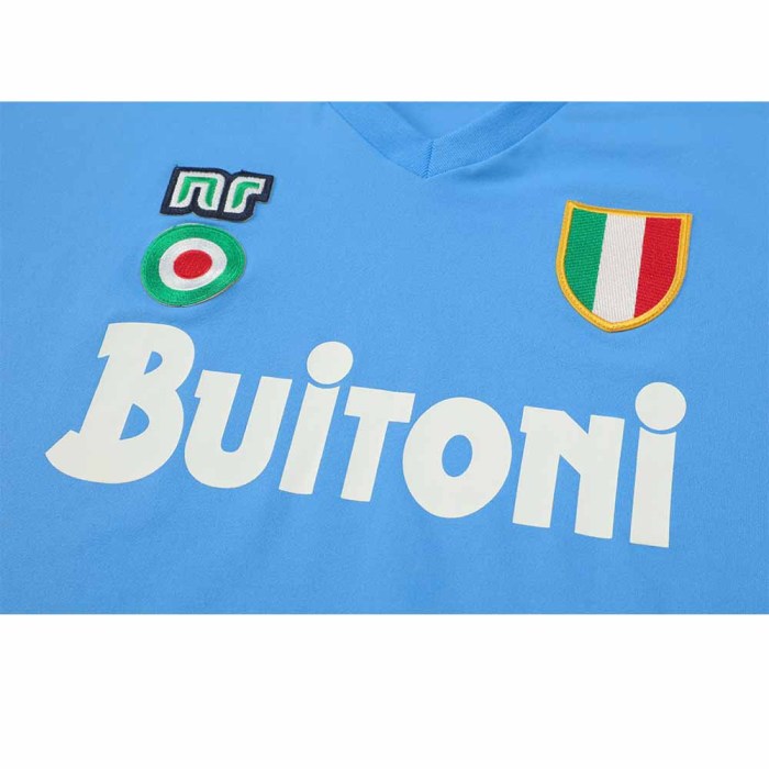 87-88 Napoli Home  Retro Jersey