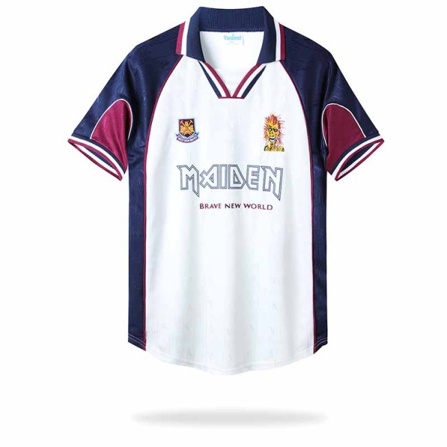 99-01 West Ham United x Iron Maiden Away Retro Jersey