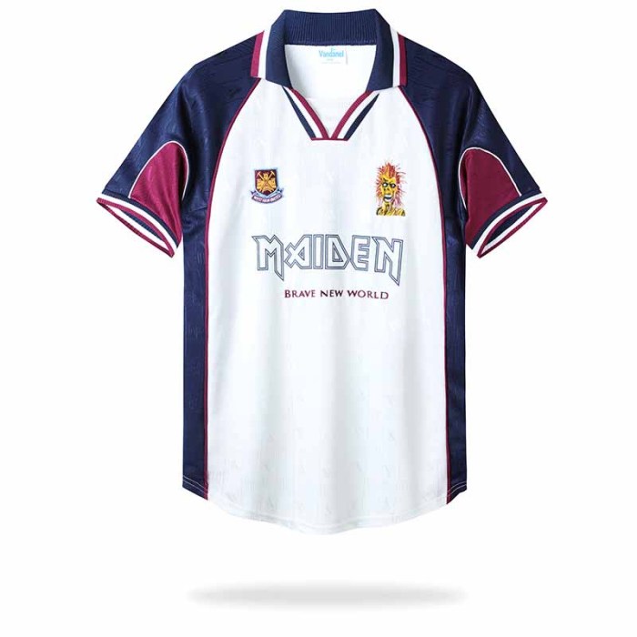 99-01 West Ham United x Iron Maiden Away Retro Jersey