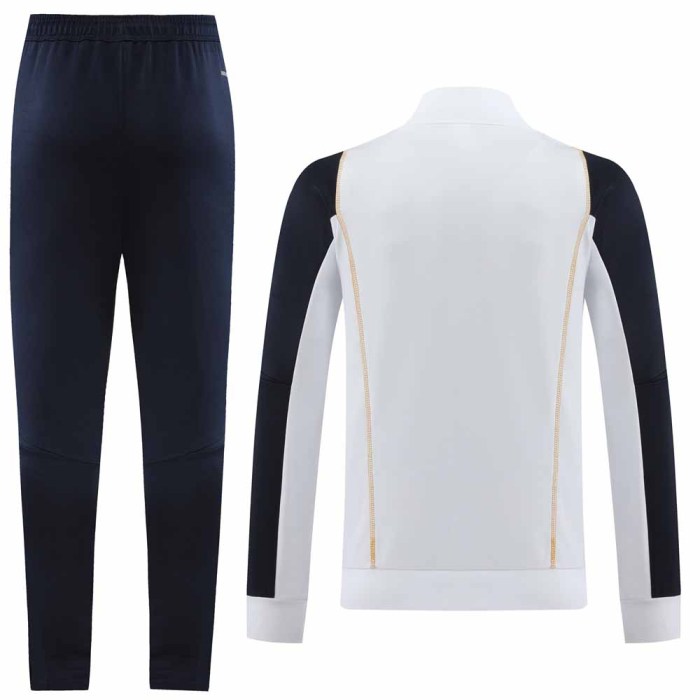 23-24 Real Madrid white Training Football Kit Soccer Jacket