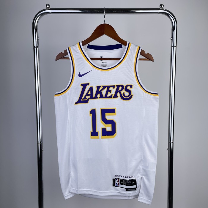 Heat Transfer NBA Los Angeles Lakers Austin Reaves 2022-23 White Association Edition Swingman Jersey