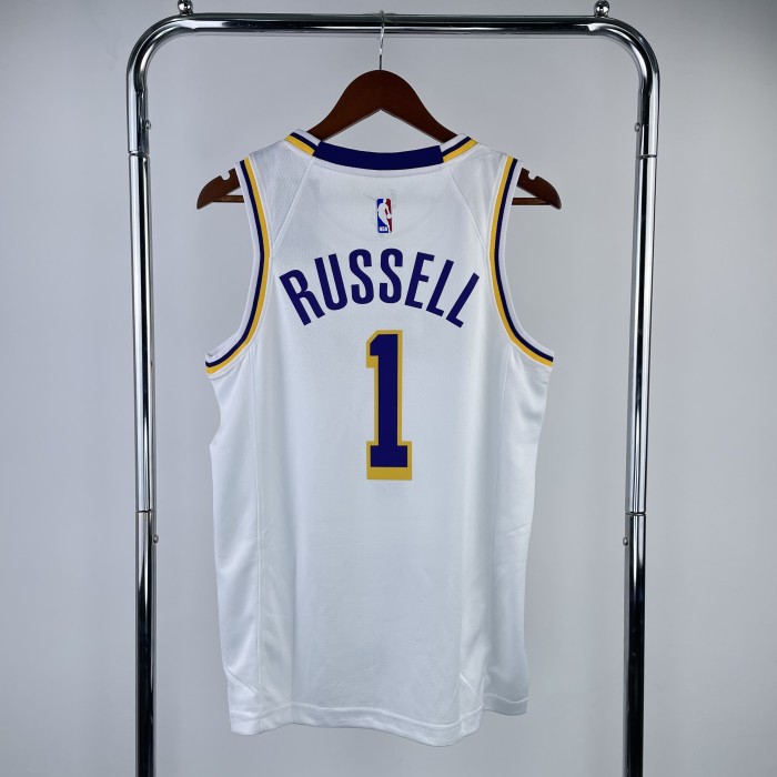 Heat Transfer NBA  Los Angeles Lakers White Russell