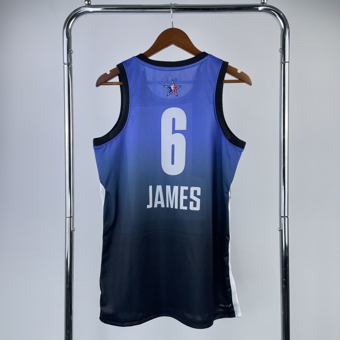 Heat Transfer NBA Los Angeles Lakers LeBron James 2023  All Star  Blue Jersey