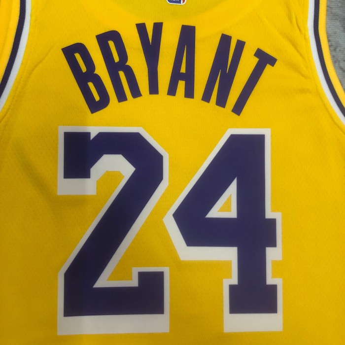 Heat Transfer NBA Los Angeles Lakers Kobe Bryant 2022-23 Gold Association Edition Swingman Jersey