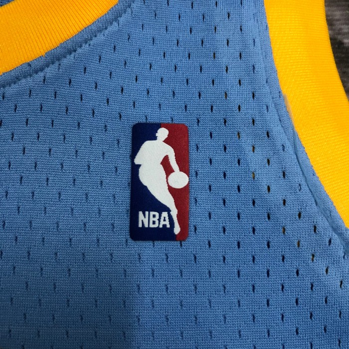 Heat Transfer Retro NBA Los Angeles Lakers Kobe Bryant 2002 Blue Jersey