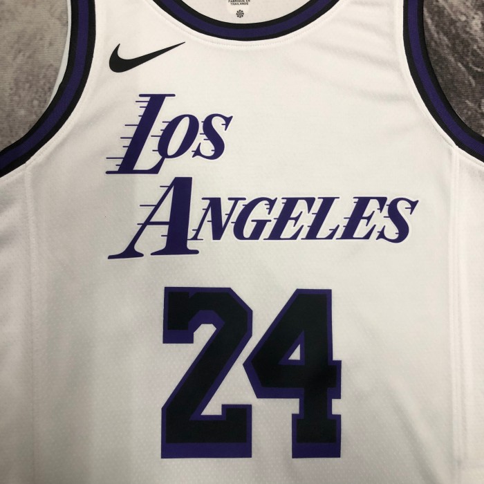 Heat Transfer  NBA Los Angeles Lakers Kobe Bryant 2022/23 White City Edition  Jersey