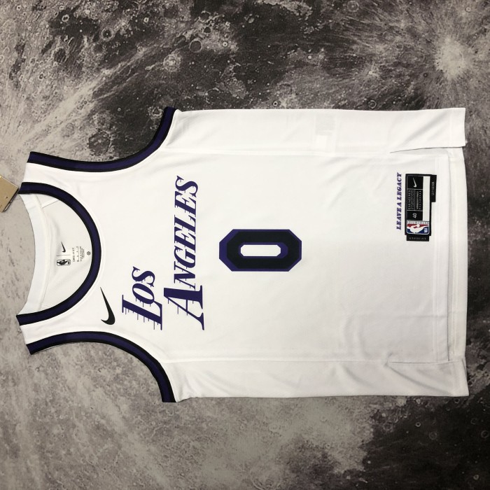 Heat Transfer  NBA Los Angeles Lakers Russell Westbrook 2022/23 White City Edition  Jersey