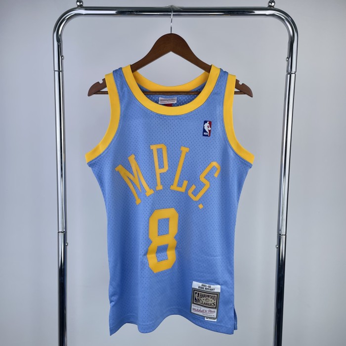 Heat Transfer Retro NBA Los Angeles Lakers Kobe Bryant 2002 Blue Jersey