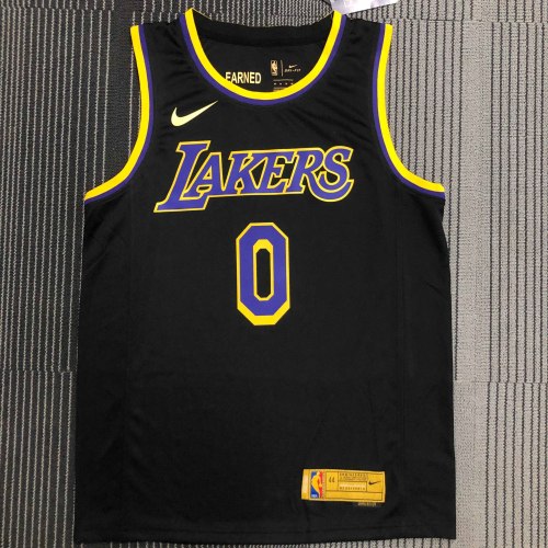 Heat Transfer NBA  Los Angeles Lakers Russell Westbrook Bonus Edition Black Jersey
