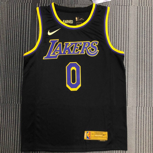 Heat Transfer NBA  Los Angeles Lakers Russell Westbrook Bonus Edition Black Jersey