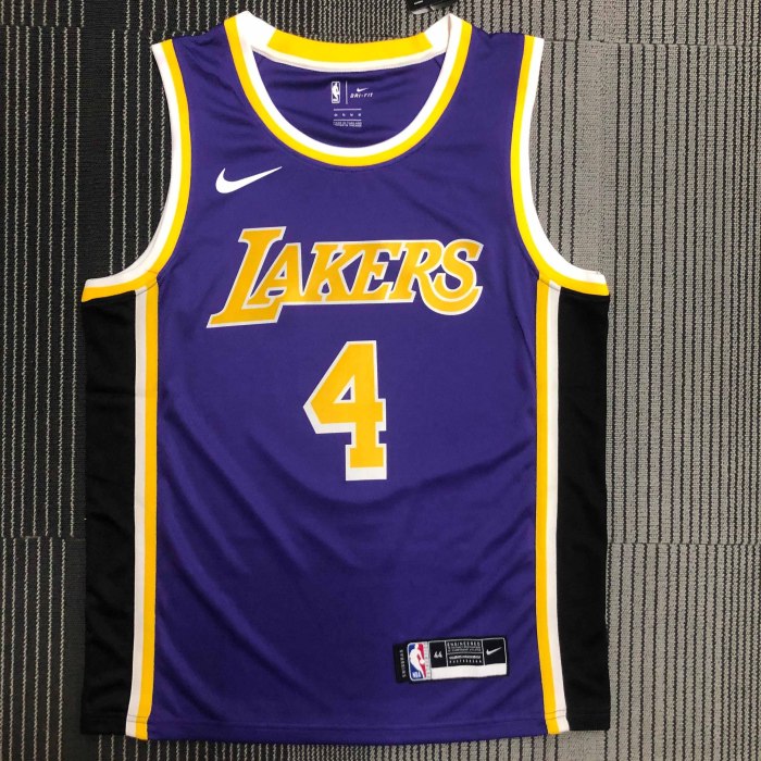 Heat Transfer NBA  Los Angeles Lakers Rondo  Purple Jersey