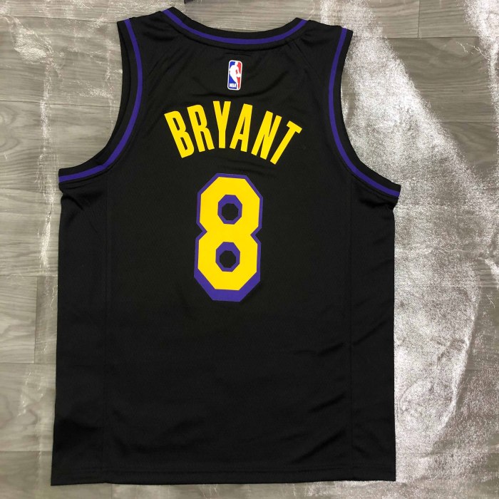 Heat Transfer NBA  Los Angeles Lakers  Kobe Bryant Black Jersey