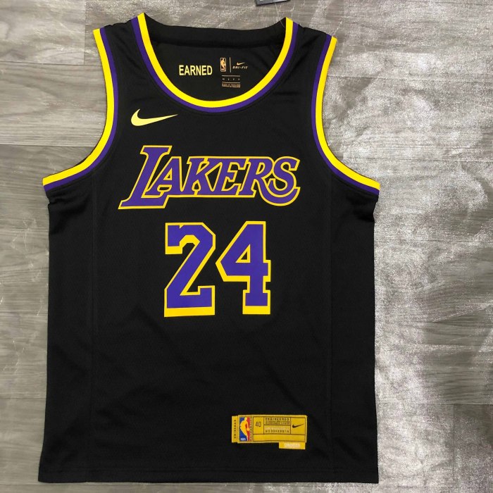 Heat Transfer 2021 NBA  Los Angeles Lakers  Kobe Bryant Bonus Edition Black Jersey