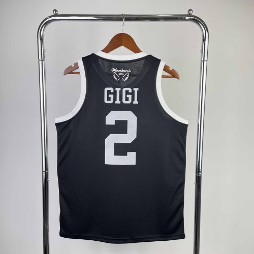 Heat Transfer NBA  Los Angeles Lakers Mamba GiGi commemorative Black Jersey