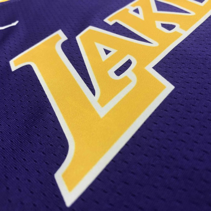 Heat Transfer NBA  Los Angeles Lakers Rondo  Purple Jersey