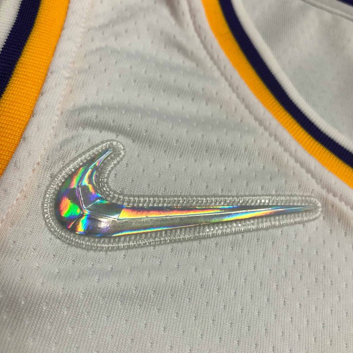 Heat Transfer NBA Los Angeles Lakers Russell Westbrook 75 Anniversary White Jersey