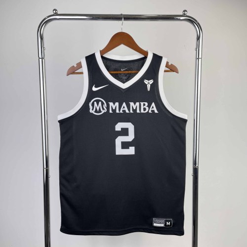 Heat Transfer NBA  Los Angeles Lakers Mamba GiGi commemorative Black Jersey