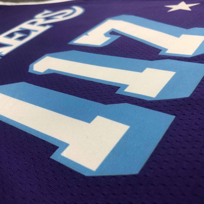 Heat Transfer NBA Los Angeles Lakers 2022  X-BOX City Edition Jointly-designed Purple Jersey