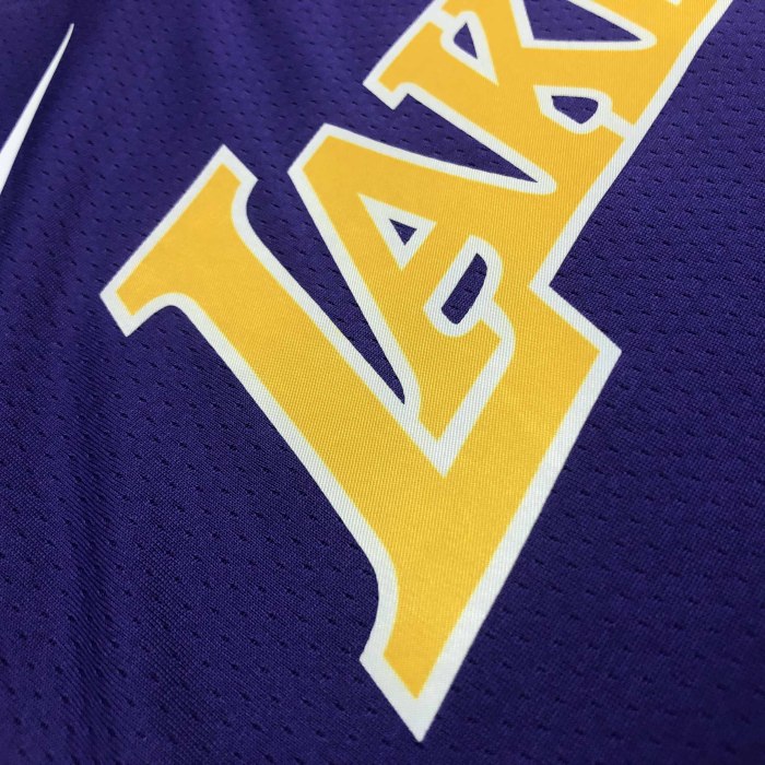 Heat Transfer NBA  Los Angeles Lakers Anthony Purple Jersey
