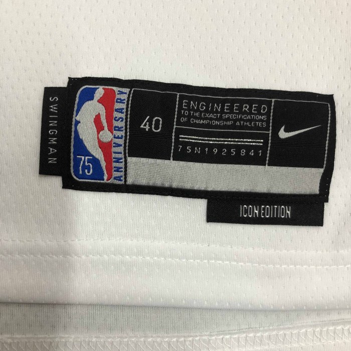 Heat Transfer NBA Los Angeles Lakers Russell Westbrook 75 Anniversary White Jersey