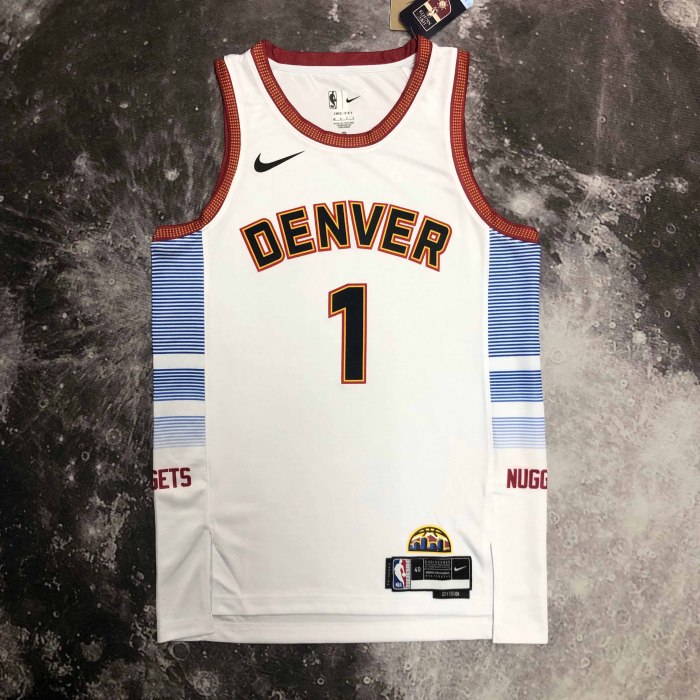 Heat Transfer 2023 NBA Denver Nuggets Porter JR. City edition White Jersey