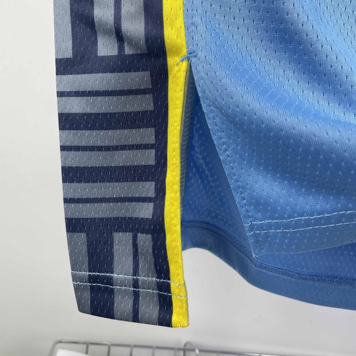 Heat Transfer NBA 2023 Memphis Grizzlies Rose Blue Flying man limited Jersey