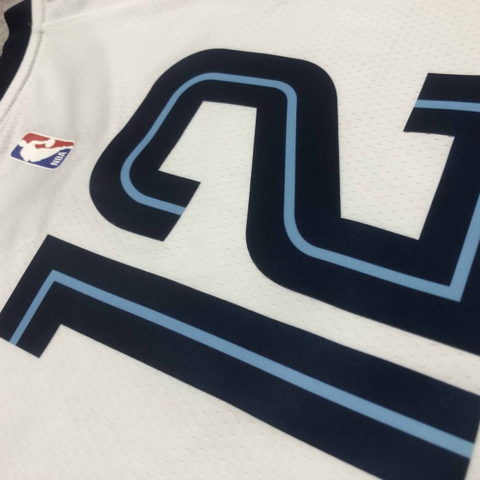 Heat Transfer NBA Memphis Grizzlies Ja Morant 2022-23 Association Edition White Swingman Jersey
