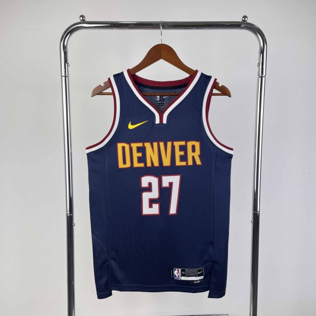 Heat Transfer NBA 2023 Denver Nuggets Murray Navy blue Jersey
