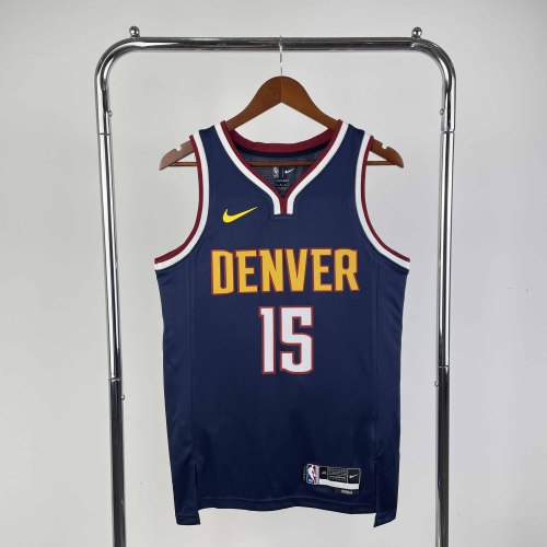 Heat Transfer NBA 2023 Denver Nuggets Nikola Jokic Navy blue Jersey