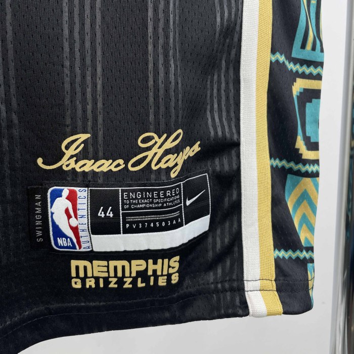 Heat Transfer NBA 2021 Memphis Grizzlies Rose  Black City edition Jersey