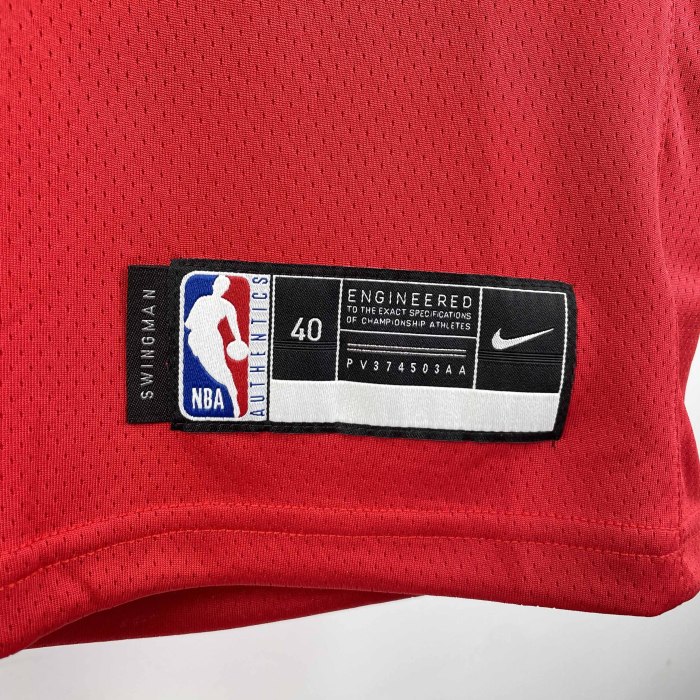 Heat Transfer NBA Houston Rockets James Harden 2018-19 Away Red Icon Edition Swingman Jersey