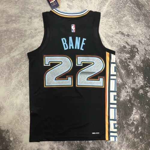 Heat Transfer NBA 2023 Memphis Grizzlies Desmond Bane Black City edition Jersey