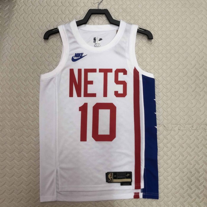Heat Transfer NBA 2023 Brooklyn Nets Ben Simmons White Retro Jersey