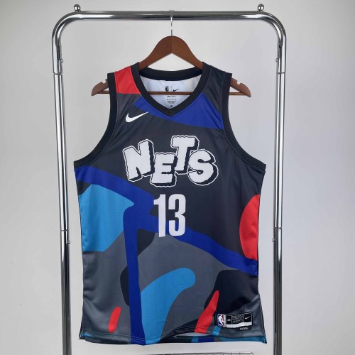 Heat Transfer NBA  Brooklyn Nets James Hardene 2023-24 City Edition Swingman Jersey