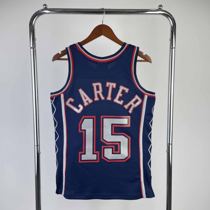 Heat Transfer Retro NBA  Brooklyn Nets Vince Carter Mitchell & Ness 2006-07 Hardwood Swingman Jersey