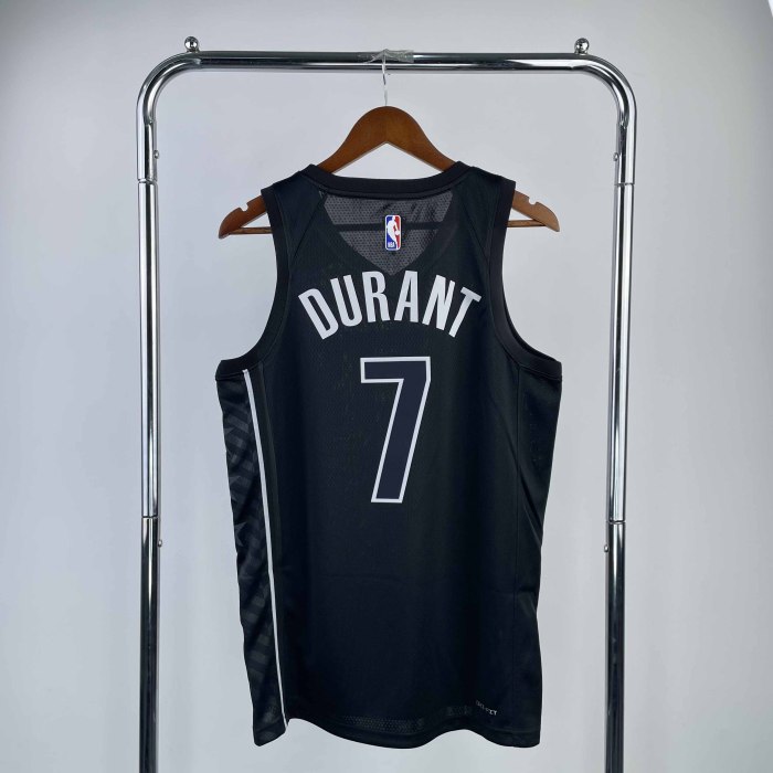 Heat Transfer NBA Brooklyn Nets Kevin Durant 2022-23 Jordan Brand Statement Edition Swingman Jersey