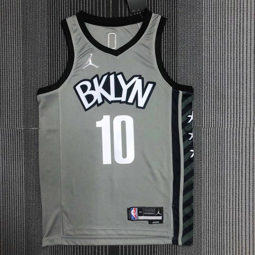 Heat Transfer NBA Brooklyn Nets Ben Simmons 75th Anniversary Gray Flying man limit  Jersey