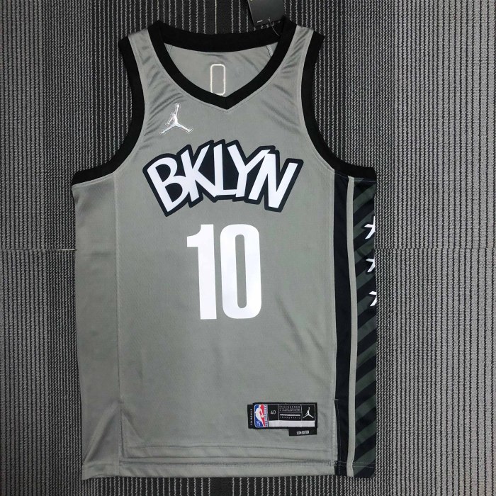 Heat Transfer NBA Brooklyn Nets Ben Simmons 75th Anniversary Gray Flying man limit  Jersey