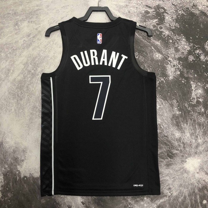 Heat Transfer NBA Brooklyn Nets Kevin Durant 2022-23 Jordan Brand Statement Edition Swingman Jersey