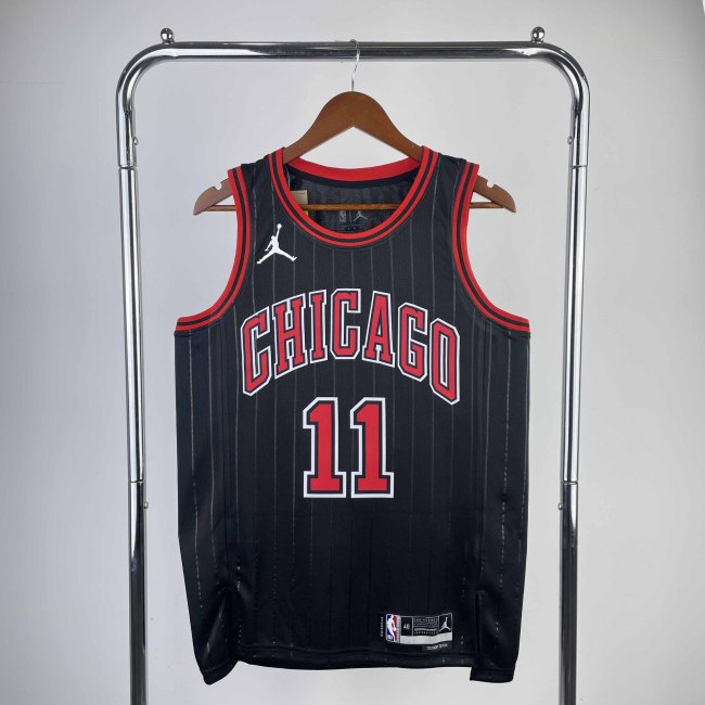 Heat Transfer 2023 NBA Chicago Bulls Demar DeRozan Flying man limited Black Jersey