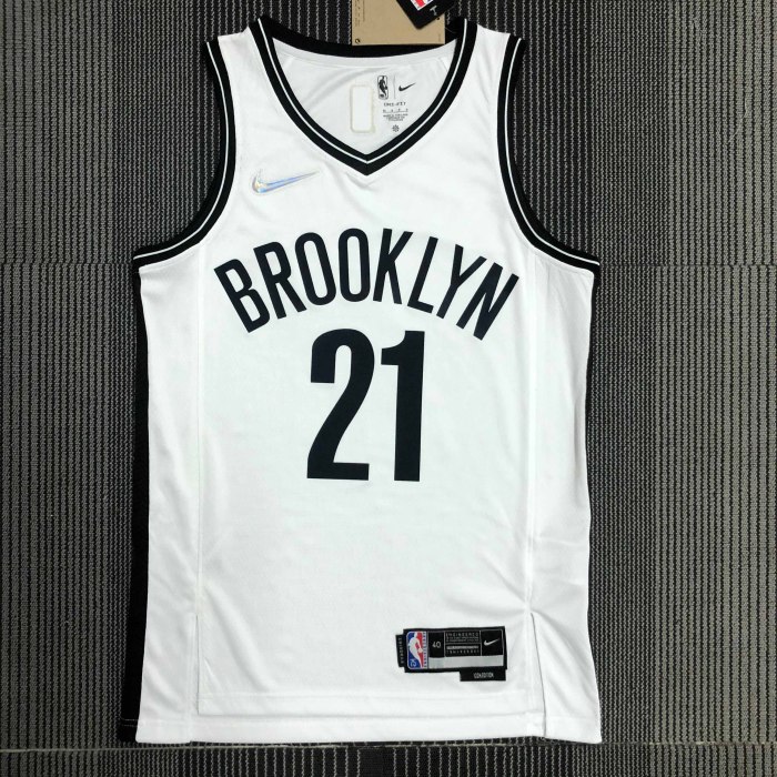 Heat Transfer NBA  Brooklyn Nets LaMarcus Aldridge  75th Anniversary White Jersey