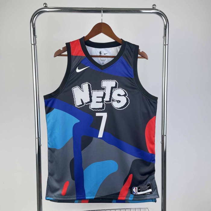 Heat Transfer NBA Brooklyn Nets Kevin Durant 2023-24 City Edition Swingman Jersey
