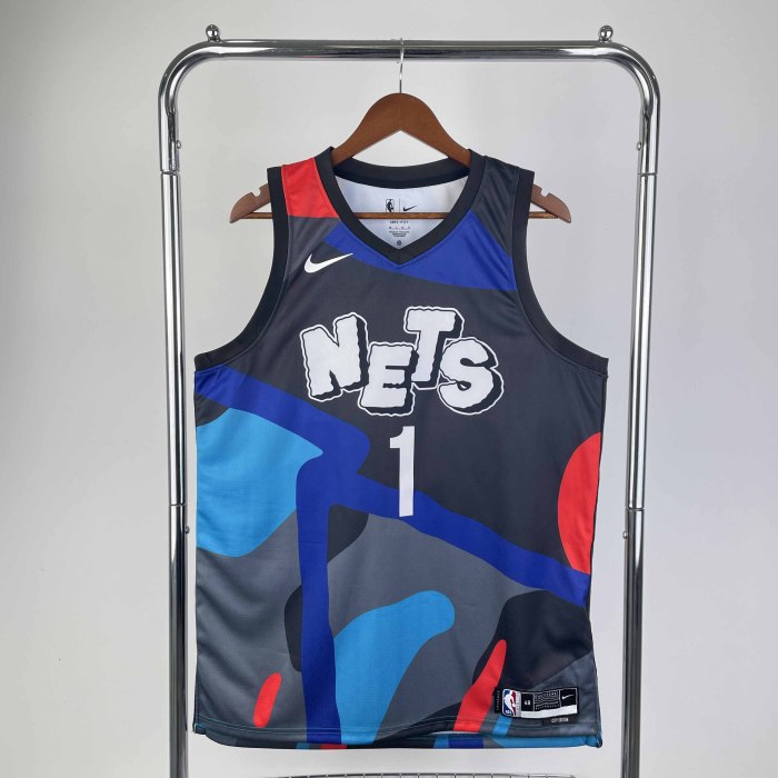 Heat Transfer NBA Brooklyn Nets Mikal Bridges 2023-24 City Edition Swingman Jersey