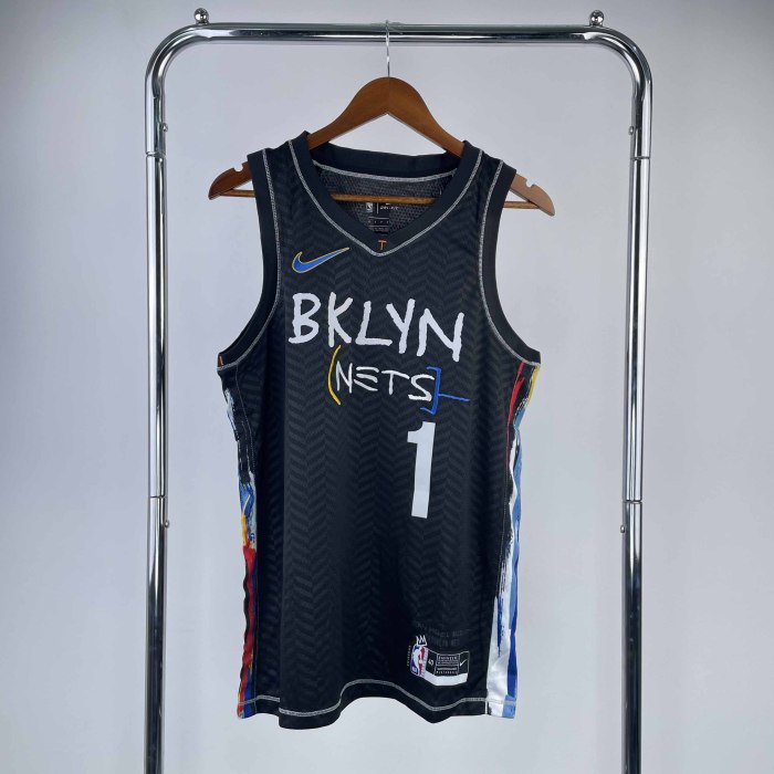 Heat Transfer NBA Brooklyn Nets Mikal Bridges Jersey