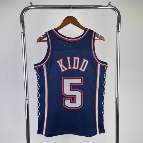 Heat Transfer Retro NBA  Brooklyn Nets Jason Kidd Mitchell & Ness 2006-07 Hardwood Swingman Jersey