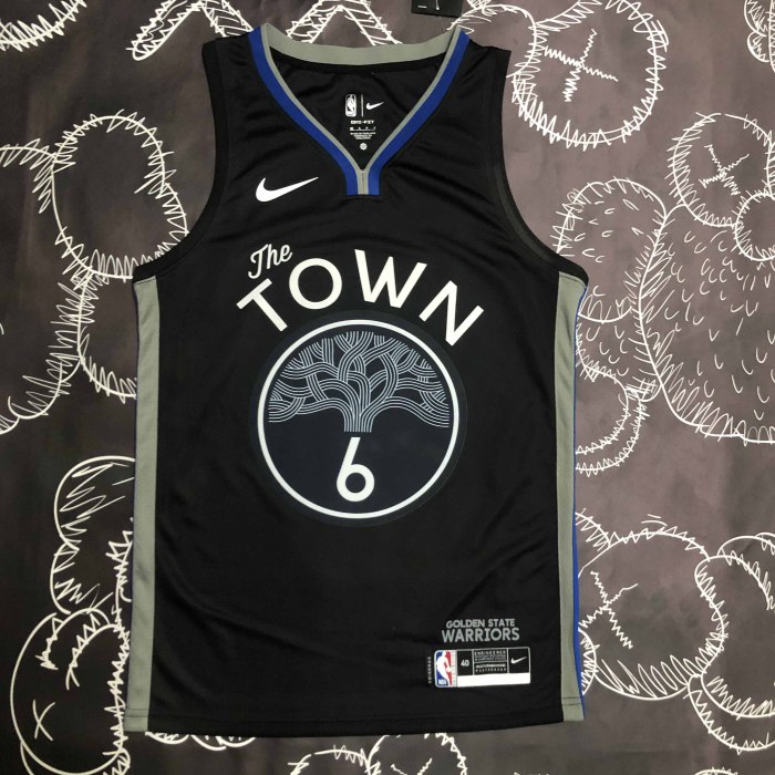 Heat Transfer 2020 Golden State Warriors Nick Young Black Jersey