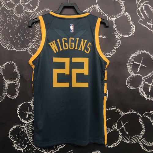 Heat Transfer 2018 Golden State Warriors Andrew Wiggins Gray Jersey