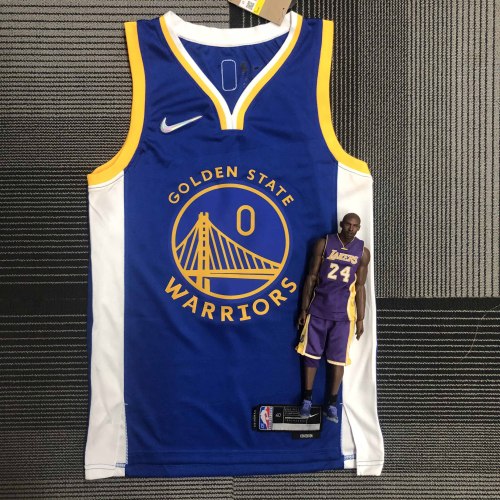 Heat Transfer Golden State Warriors Gary Payton II 75th Anniversary Dark blue Jersey